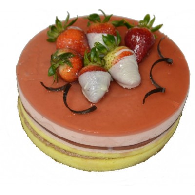 Strawberry Mousse Cake (1Lb)